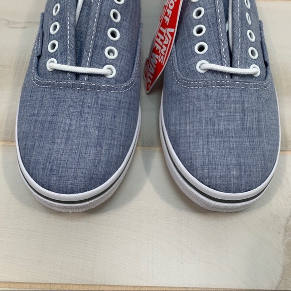 Van’s Off The Wall Blue Lace Up Sneakers 9 - Picture 4 of 10